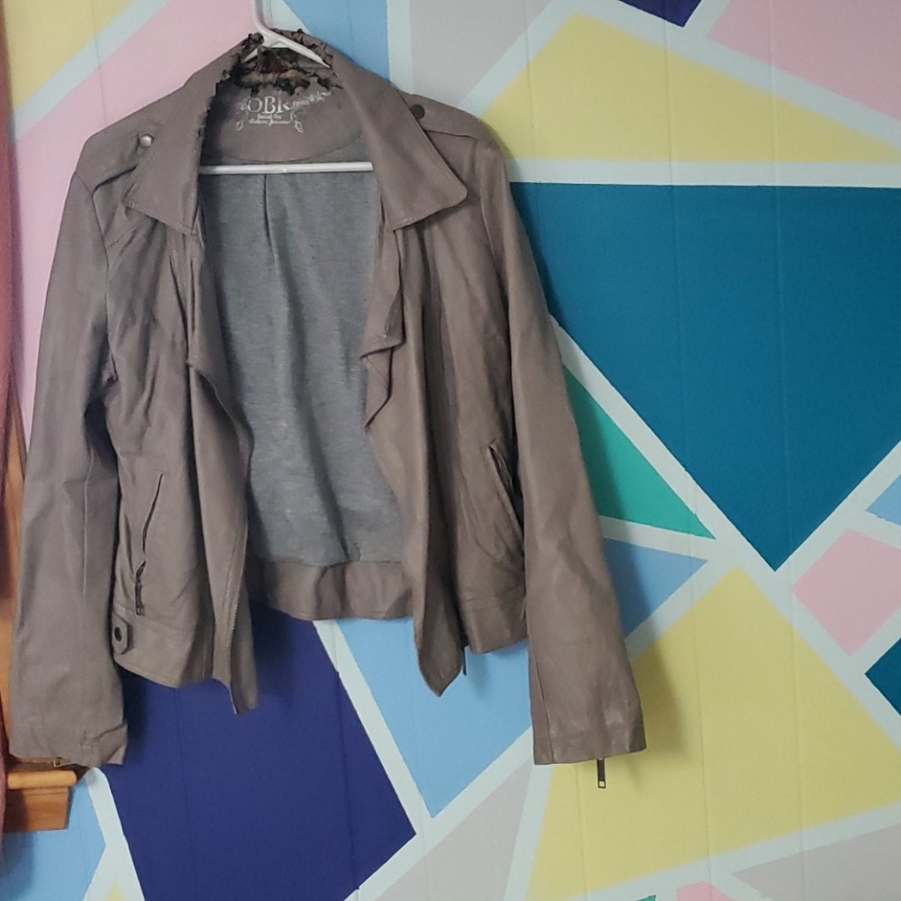 Faux Leather Jacket
